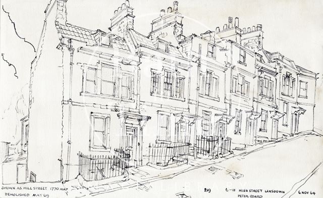 6 to 11, High Street, Lansdown, Bath 1964