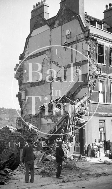 Bomb damaged 28, Paragon, Bath 1942