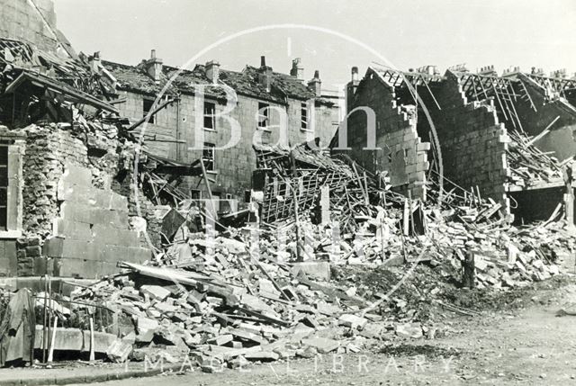 Hanover Terrace from Kensington Gardens, Bath 1942