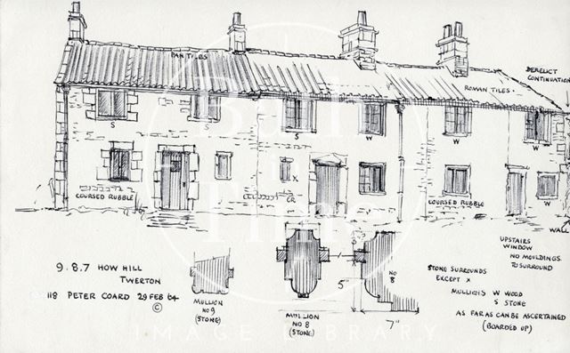 7 to 9, How Hill, Twerton, Bath 1964