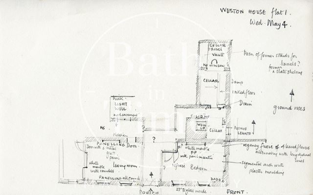 Weston House, 110, High Street, Weston, Bath 1965