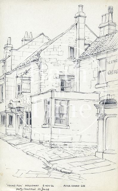 The Young Fox, Old Orchard, Holloway, Bath 1966