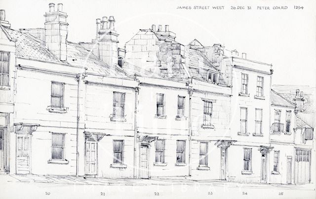 20 to 25, James Street West, Bath 1972