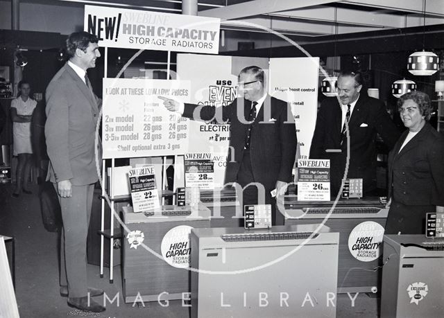 Promoting the New SWEBLINE High Capacity Storage Radiators, Bath 1960s