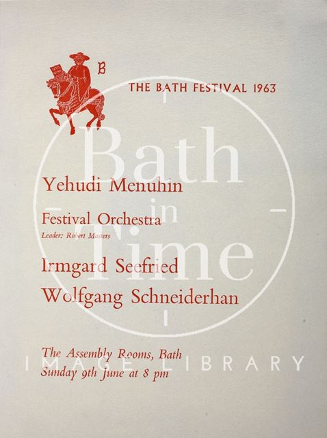 Bath Festival programme 1963