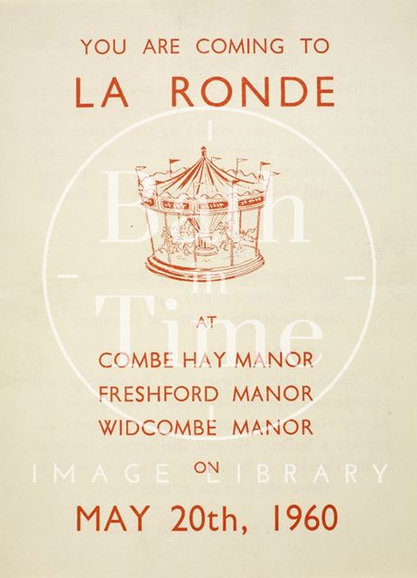 La Ronde Festival Ball, Combe Hay, Freshford and Widcombe, Bath 1960