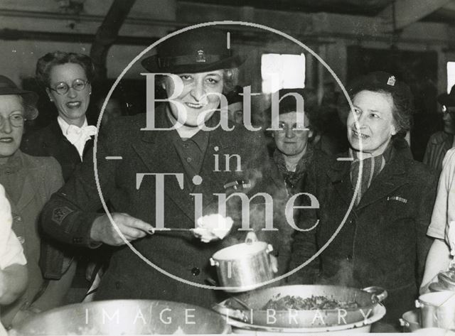 Meals on wheels in Bath 1948