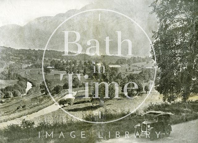 River, road, rail and canal from Dry Arch, Bathampton 1936