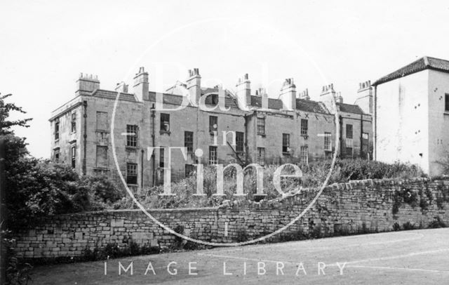 Rear of 7 to 12, Chatham Row, Bath 1967