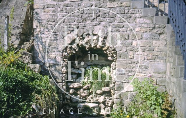 Entrance to the cellar of 12, Chatham Row, Bath 1986