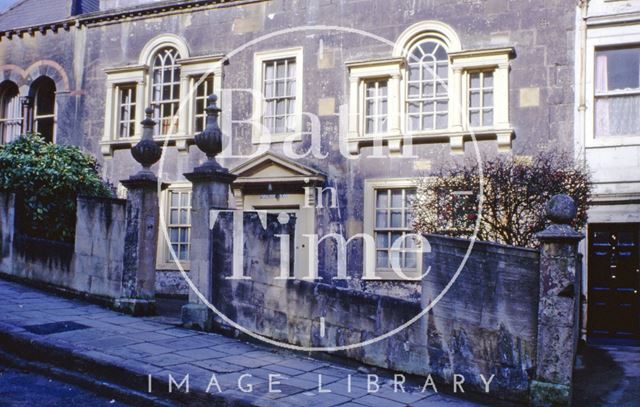 Paradise House, 88, Holloway (previously 9, Paradise Row), Bath 1972