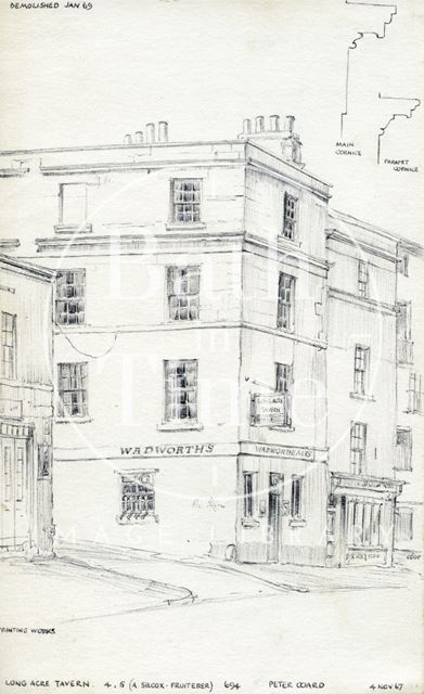 Long Acre Tavern, 4 & 5, Long Acre, London Road, Walcot, Bath 1967