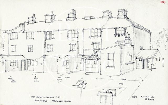 14 to 19, River Place, off Lower Bristol Road, West Twerton, Bath 1964