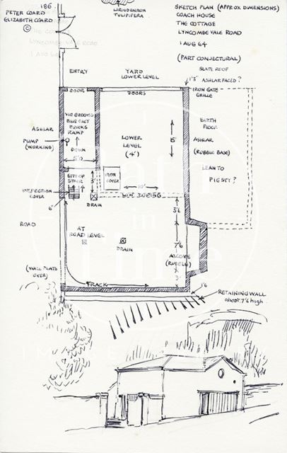 The Coach House, Lyncombe Vale Road, Bath 1964