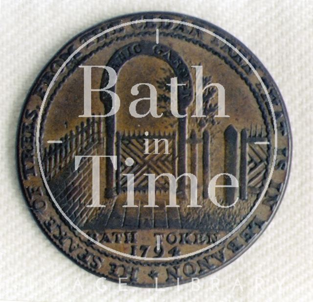 Botanic Garden, Bath token 1794