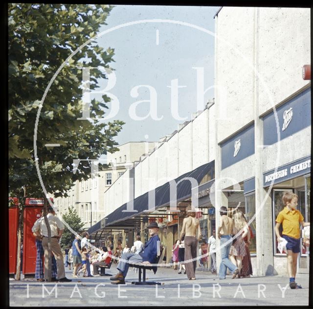 Southgate Street and the Southgate Shopping Centre, Bath c.1975