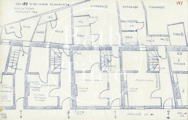 4 to 7, Margaret's Hill, Bath 1964