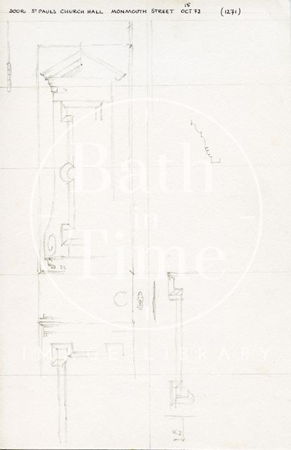 St. Paul's Church Hall, Monmouth Street, Bath 1972