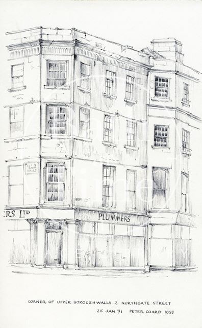 Plummers Ltd., 1 & 2, Northgate Street, Bath 1971