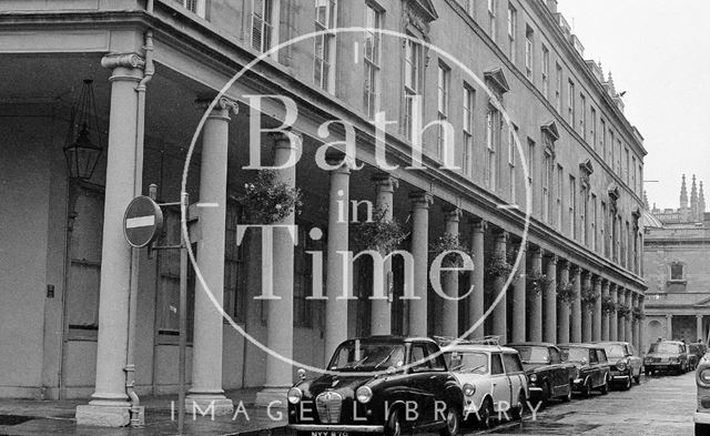 Bath Street looking towards the Abbey, Bath c.1978