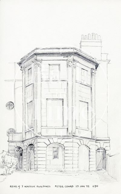 7, Norfolk Buildings, Bath 1974