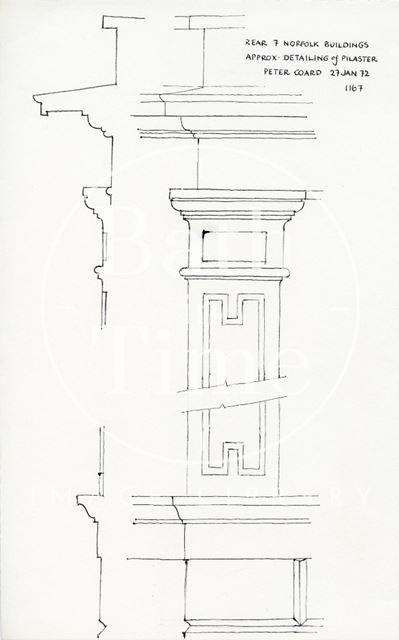 7, Norfolk Buildings, Bath 1977