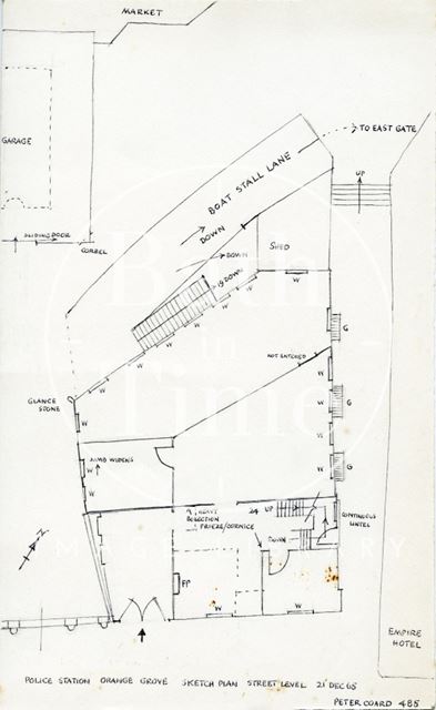 Police Station, Orange Grove, Bath 1965