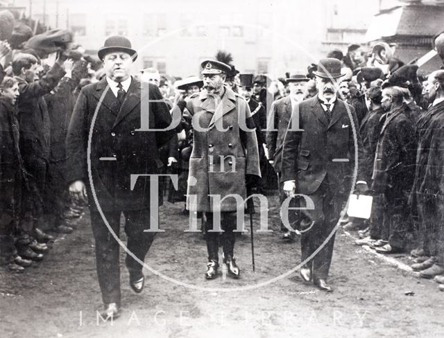 King George V and Queen Mary visit the Works of Messrs. Stothert & Pitt, Bath 1917