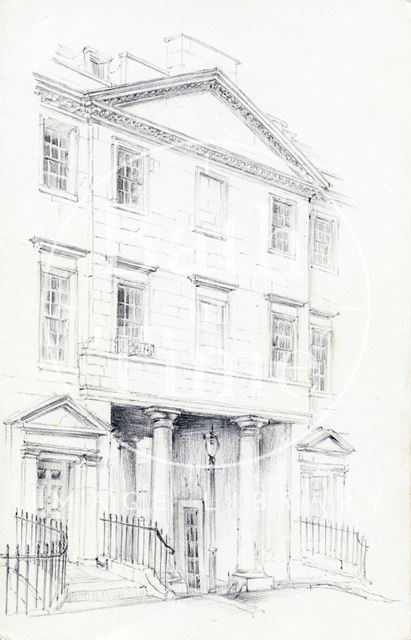 St. James's Portico, Pierrepont Street, Bath 1976