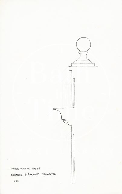 1, Prior Park Cottages, Prior Park Road, Bath 1970