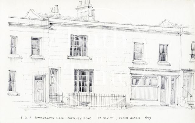 5 to 7, Summerlay's Place, Pulteney Road, Bath 1973