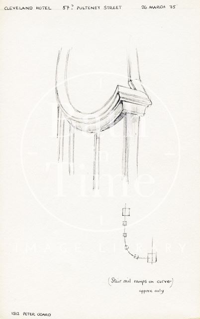 Cleveland Hotel, 57, Pulteney Street, Bath 1975