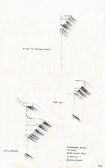 The Lodge, Ralph Allen's Drive, Bath 1965