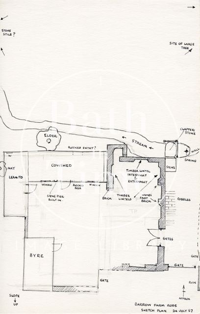 Barrow Farm, Rode, Somerset 1967