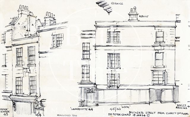 44 to 46, Southgate Street, Bath 1964