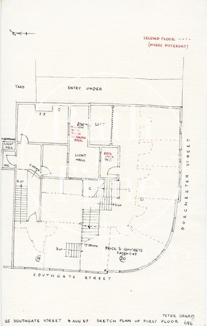 25, Southgate Street, Bath 1967
