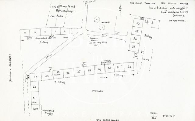 The Close, Twerton, Bath 1969