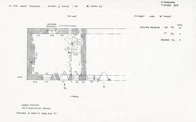 32, The Close, Twerton, Bath 1969