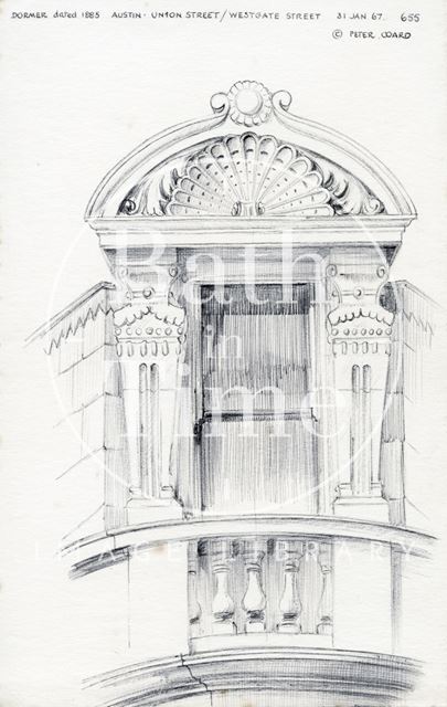 Window, 1, Union Street, Bath 1967