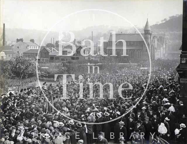 Return of the Active Service Section, Manvers Street, Bath 1901