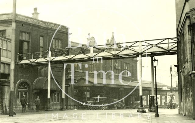 The Garibaldi Bridge, Bath Spa Station c.1930