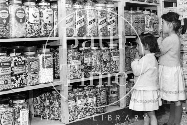 George Deverall's cash and carry warehouse in Walcot Street, Bath 1963