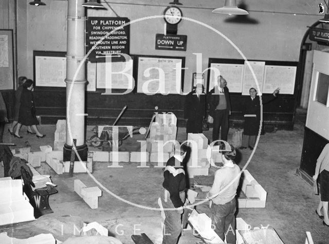 Bath Spa Station Ticket Office c.1965