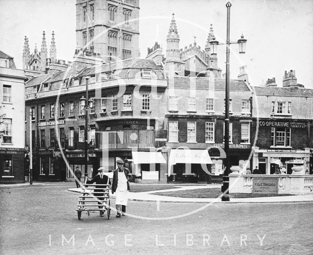 The newly constructed Terrace Walk area, Bath c.1934