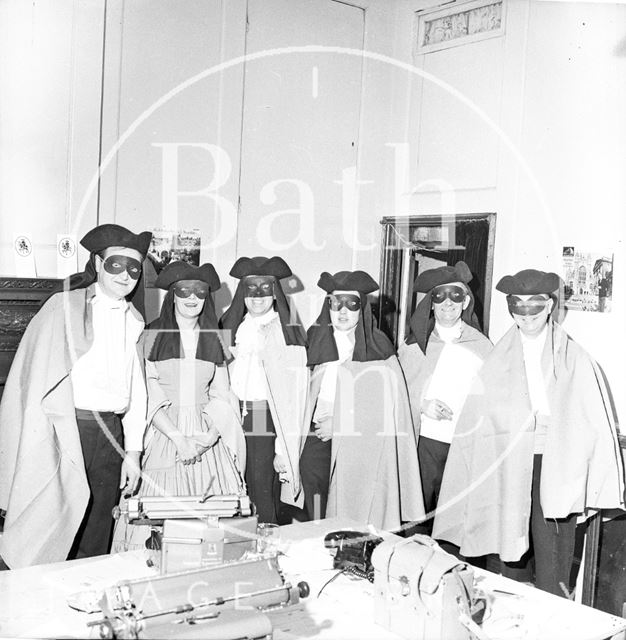 Guests at La Serenissima, Bath 1962