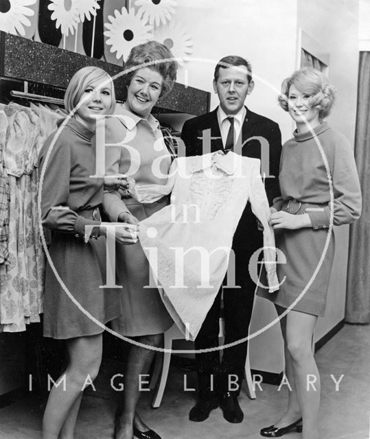 Staff at Colmer's, the department store in Union Street, Bath 1960s