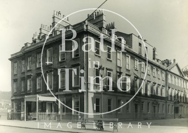 Corner of North Parade and Duke Street, Bath c.1938