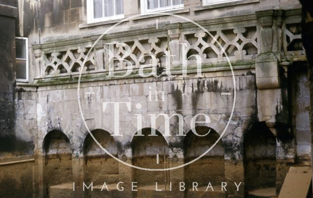 King's Bath, Colonnade, reservoir empty c.1788-1789 1977