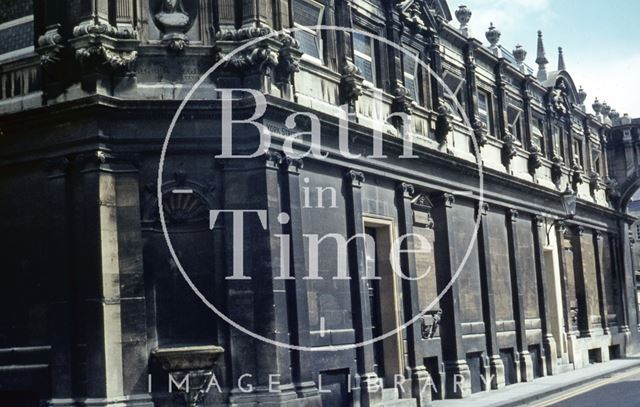 Pump Room, corner, corner of York Street and Stall Street, Bath 1969