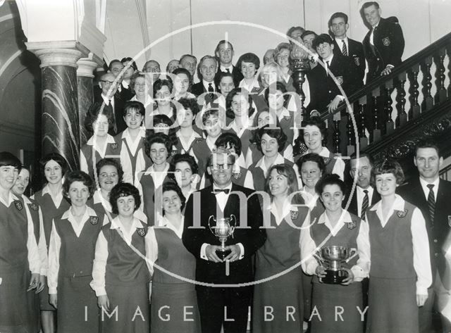 The Silver Ring Choir of Bath, led by conductor Kelvin Thomas 1966